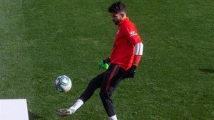Diego Costa durante un entrenamiento Diego Costa durante un entrenamiento