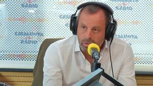 Rosell, durante la entrevista