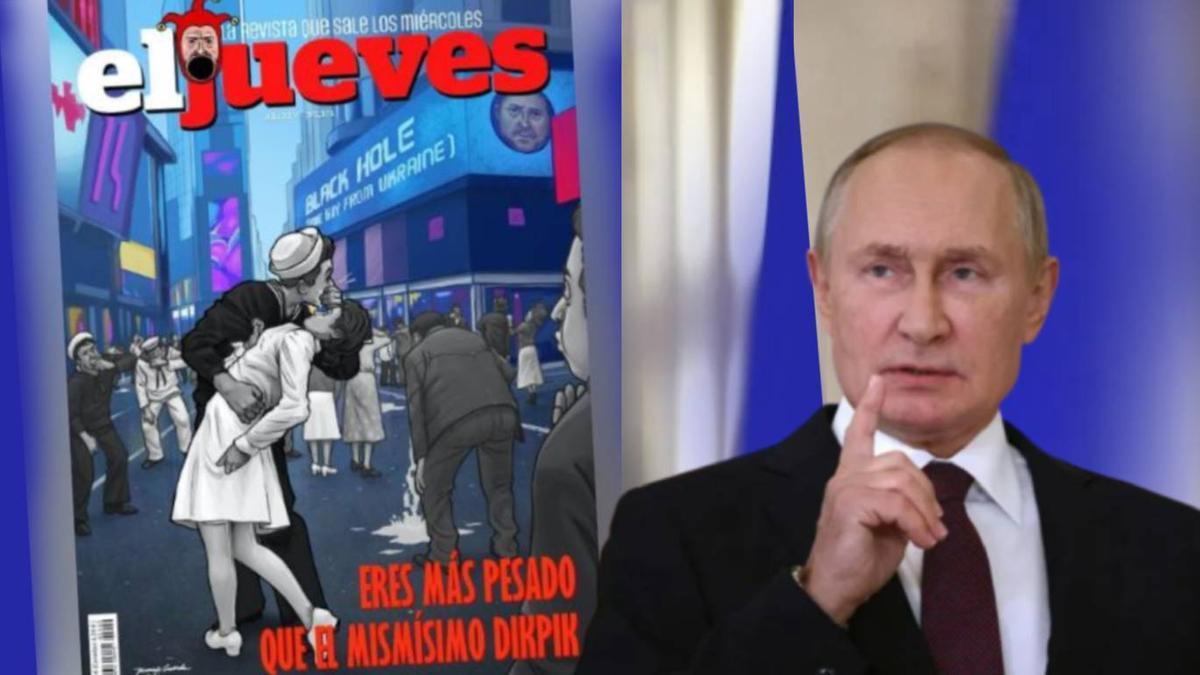 NOTICIAS FALSAS |  La guerra de la desinformación: La portada (falsa) de ‘El Jueves’ que más se vio en Rusia
