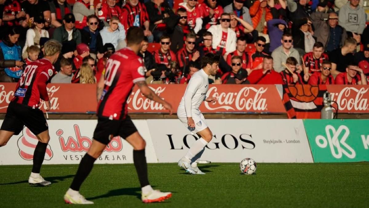 Imagen del partido entre el Inter dEscaldes y el Vikingur Imagen del partido entre el Inter dEscaldes y el Vikingur