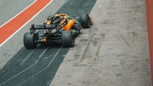 Palou rueda esta semana con el McLaren en el Circuit de Barcelona-Catalunya