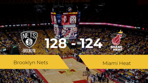 Brooklyn Nets se hace con la victoria contra Miami Heat por 128-124 Brooklyn Nets se hace con la victoria contra Miami Heat por 128-124