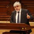 Albert Batet, durante su intervención en el Parlament.