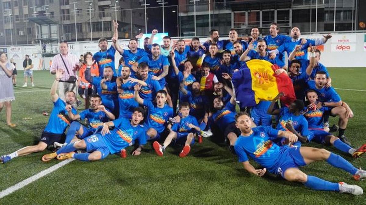 El Andorra FC, equipo de Segunda División
