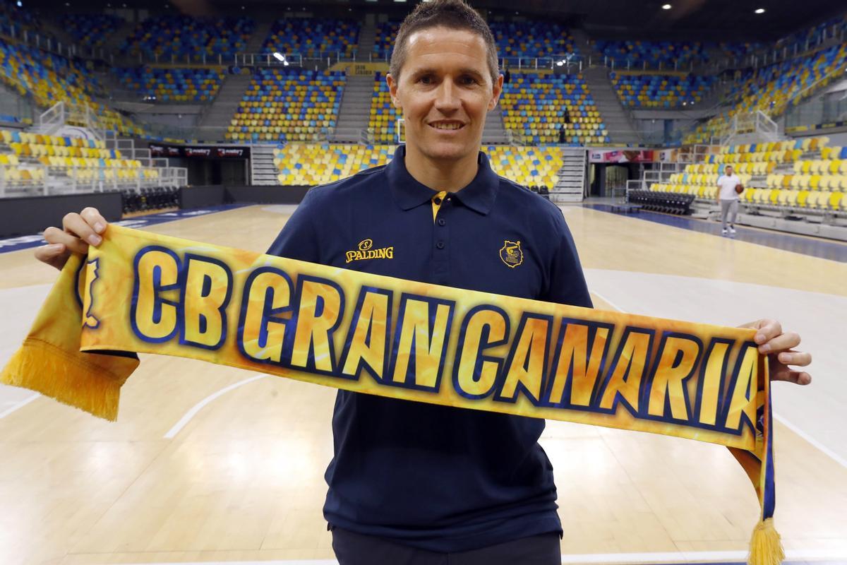 Presentación del nuevo entrenador del Gran Canaria, Jaka Lakovic