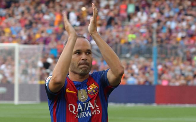 Andrés Iniesta, ídolo barcelonista y a un partido de los 600 oficiales. Mito Andrés Iniesta, ídolo barcelonista y a un partido de los 600 oficiales. Mito