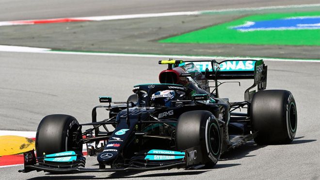 Bottas, en acción en el Circuit de Barcelona Bottas, en acción en el Circuit de Barcelona