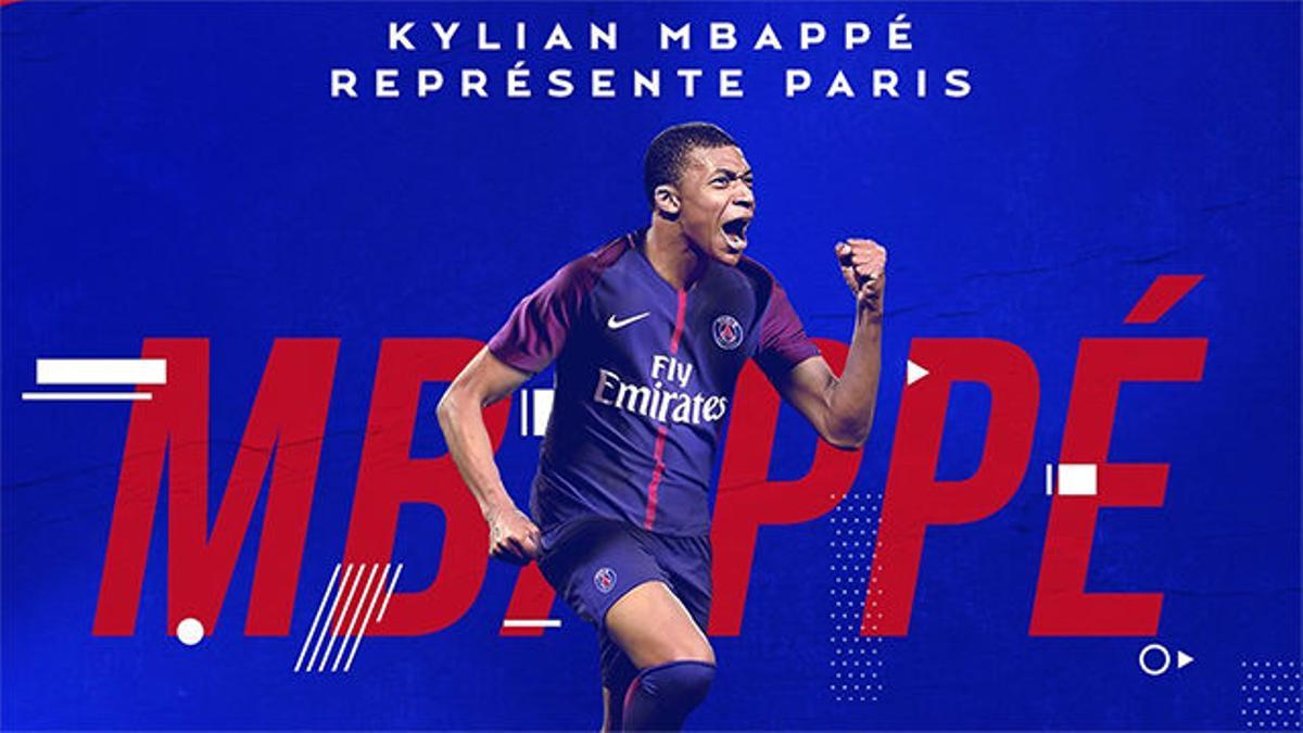 Mbappé ya es nuevo jugador del PSG