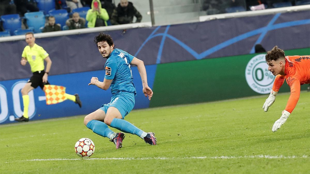 Zenit - Chelsea: el gol de Sardar Azmoun