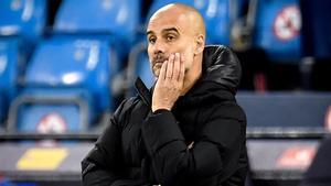 Guardiola durante la vuelta de las semifinales de la Champions contra el PSG Guardiola durante la vuelta de las semifinales de la Champions contra el PSG