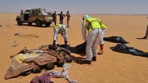 Encuentran a 20 personas muertas de sed en el desierto de Libia