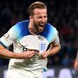 La celebración del histórico gol número 54 de Harry Kane con Inglaterra
