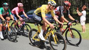 Van der Poel, durante el Tour de Francia de 2021