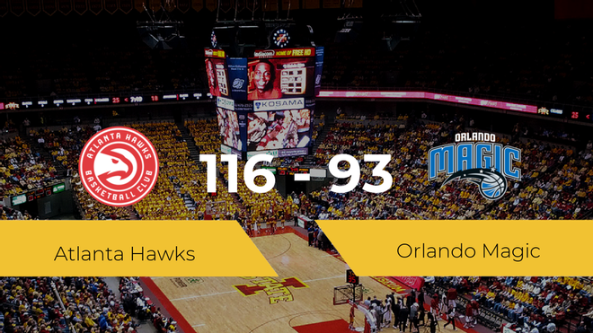 Atlanta Hawks gana a Orlando Magic (116-93) Atlanta Hawks gana a Orlando Magic (116-93)