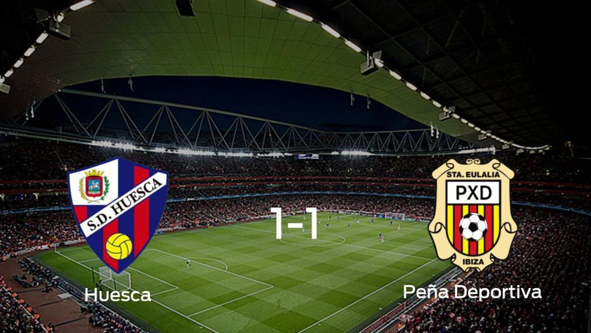 El Huesca B y la Peña Deportiva concluyen su encuentro liguero con un empate (1-1) El Huesca B y la Peña Deportiva concluyen su encuentro liguero con un empate (1-1)