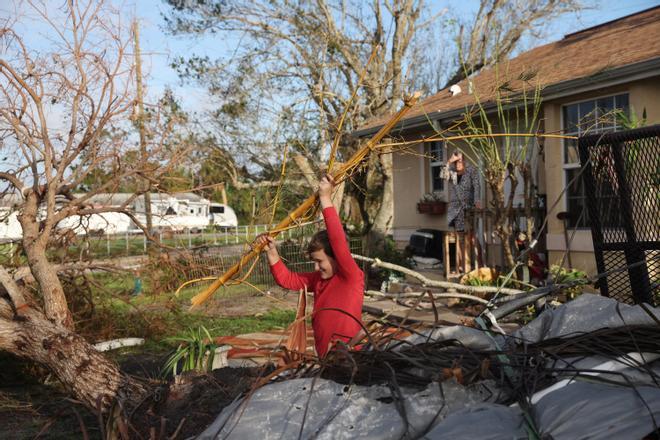 Aftermath of Hurricane Ian in southwestern Florida