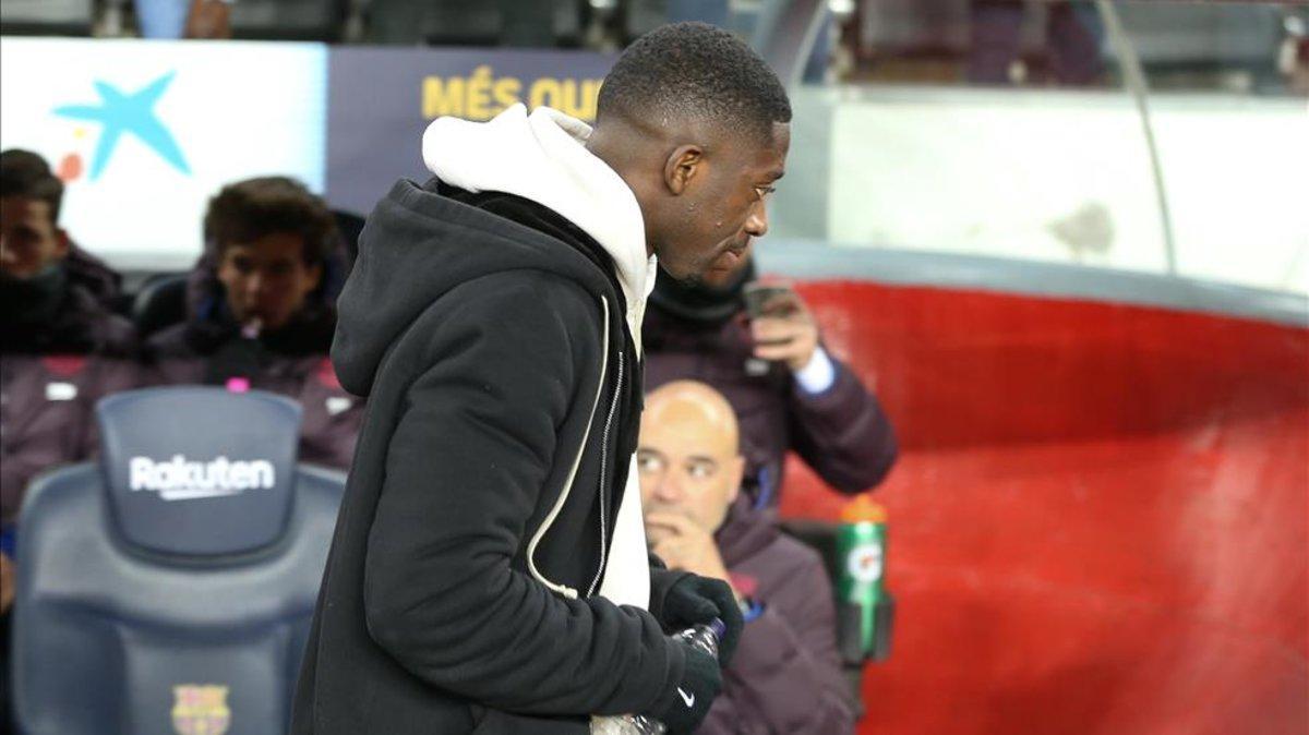 Ousmane Dembele returns to Camp Nou for Setien bow