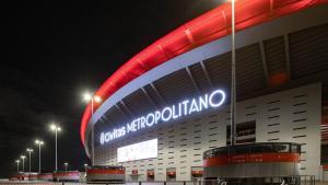 Exterior del estadio Civitas Metropolitano, feudo del Atlético de Madrid. /