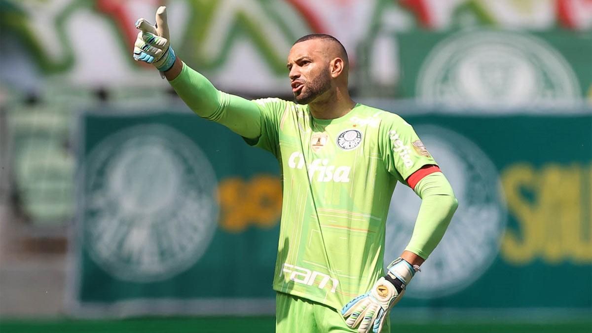 Weverton, portero del Palmeiras y de la Seleçao Weverton, portero del Palmeiras y de la Seleçao