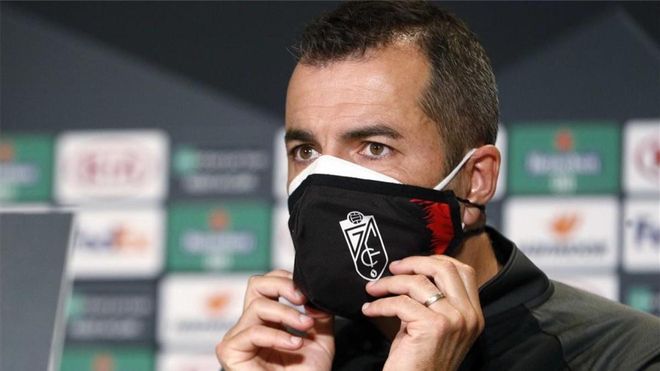 Diego Martínez, durante una rueda de prensa. Diego Martínez, durante una rueda de prensa.