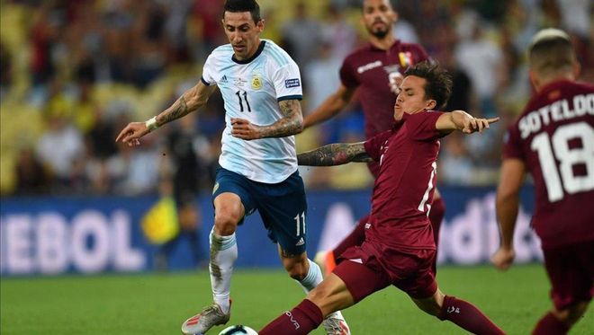 Ángel Di María podría ser tomado en cuenta por Lionel Scaloni Ángel Di María podría ser tomado en cuenta por Lionel Scaloni