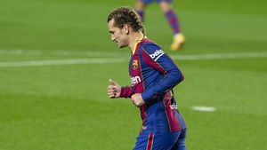 Griezmann durante un partido Griezmann durante un partido