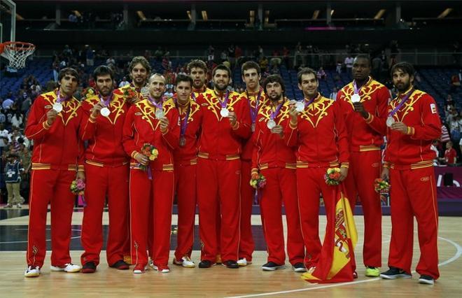 La selección española de baloncesto fue plata en Londres