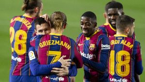Griezmann marcó el segundo del Barça Griezmann marcó el segundo del Barça