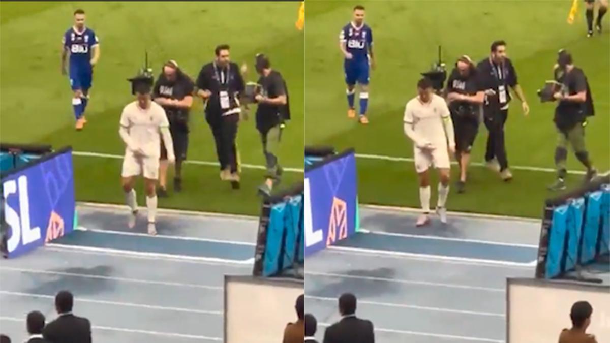 ¡Piden la deportación de Cristiano por agarrarse los genitales en público!
