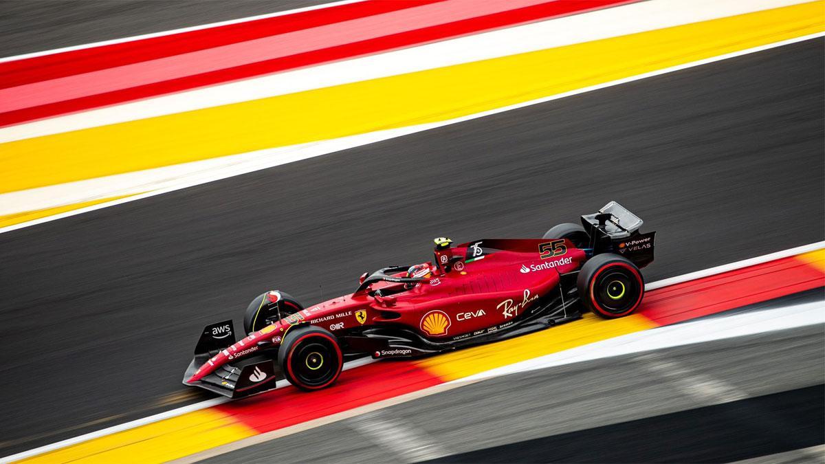 Sainz abrirá la parrilla este domingo en el GP de Bélgica