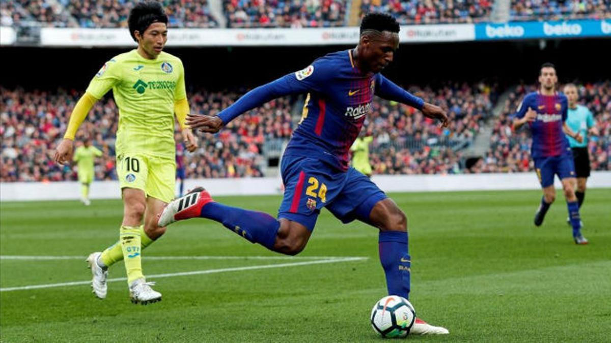 LALIGA | FC Barcelona - Getafe (0-0): El partido de Yerry Mina