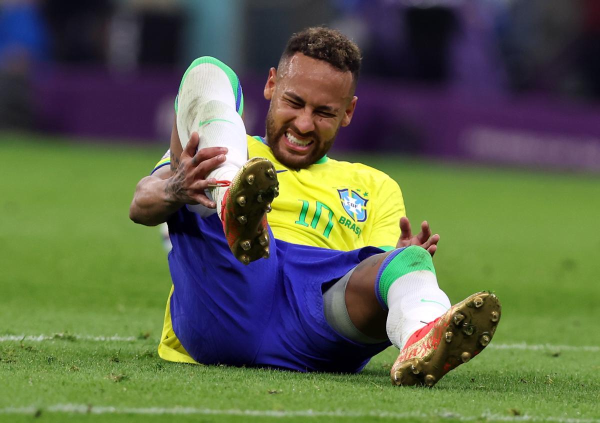 Brasil - Serbia: La lesión de Neymar