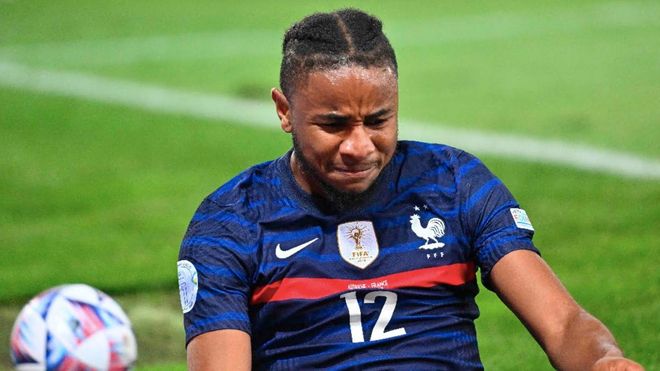 Nkunku en su último partido con la selección Nkunku en su último partido con la selección
