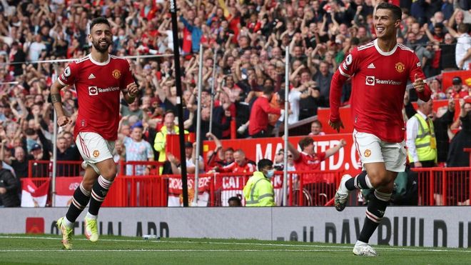 Cristiano se estrenó con el United Cristiano se estrenó con el United