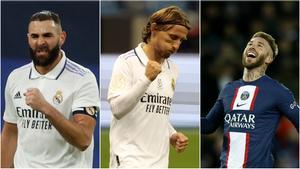 Benzema, Modric y Ramos, tentados