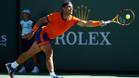Nadal, durante el torneo de Indian Wells