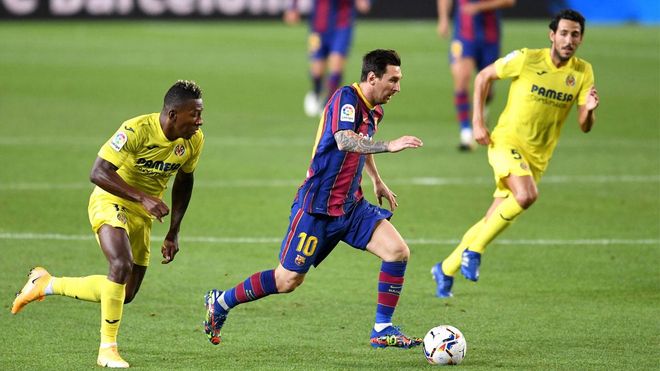 Messi, ante el Villarreal la pasada temporada Messi, ante el Villarreal la pasada temporada