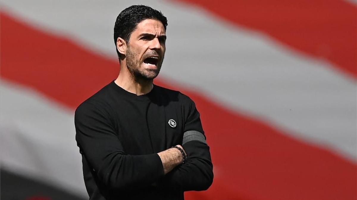 Mikel Arteta, entrenador del Arsenal. Mikel Arteta, entrenador del Arsenal.