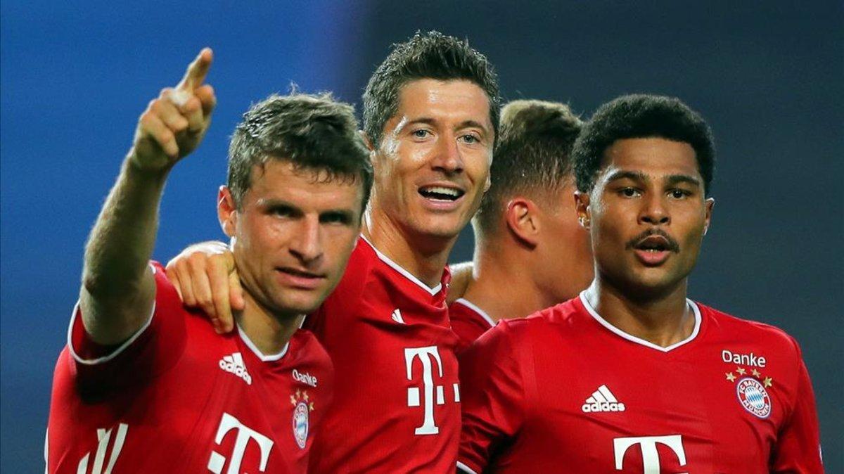 Bayern Munich 3-0 Lyon: Serge Gnabry at the double to set ...