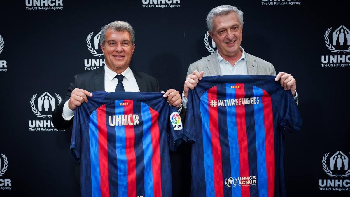 El Barça y UNHCR-ACNUR juntan sus fuerzas a favor de los menores refugiados