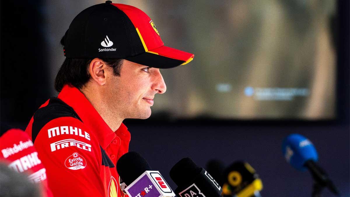 Carlos Sainz, en rueda de prensa Carlos Sainz, en rueda de prensa