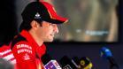Carlos Sainz, en rueda de prensa