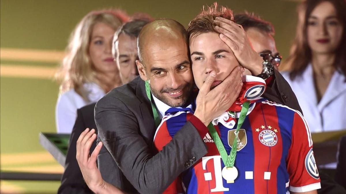 Gotze y Guardiola coincidieron en el Bayern Gotze y Guardiola coincidieron en el Bayern