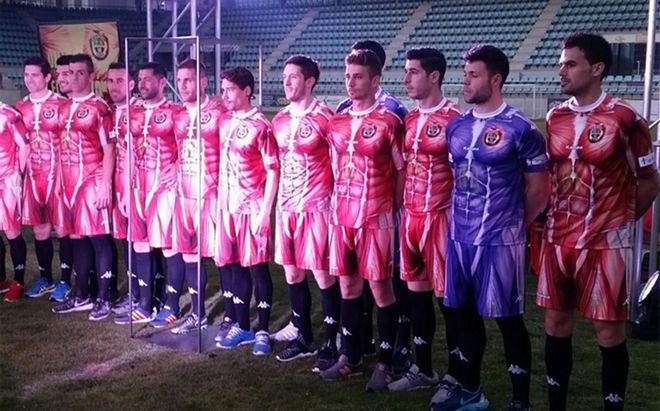 El Palencia presentó una impactante equipación El Palencia presentó una impactante equipación
