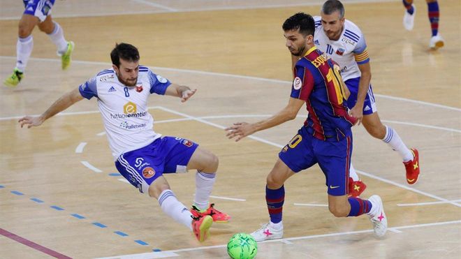 El Barça no pudo pasar del empate ante Fútbol Emotion Zaragoza El Barça no pudo pasar del empate ante Fútbol Emotion Zaragoza