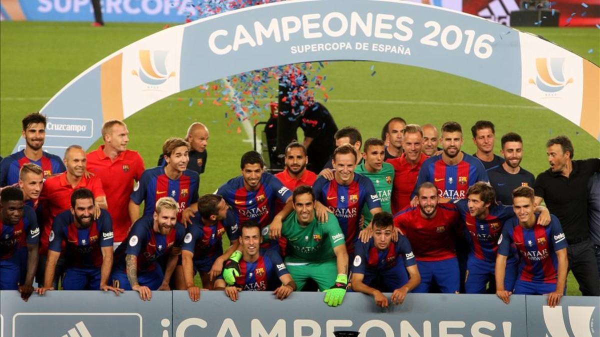 El 17 de agosto del 2016 el Barcelona ganó el primer título de la temporada