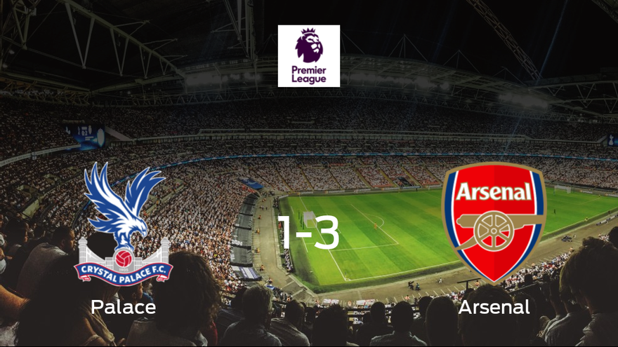 Arsenal prevails in the Crystal Palace stadium