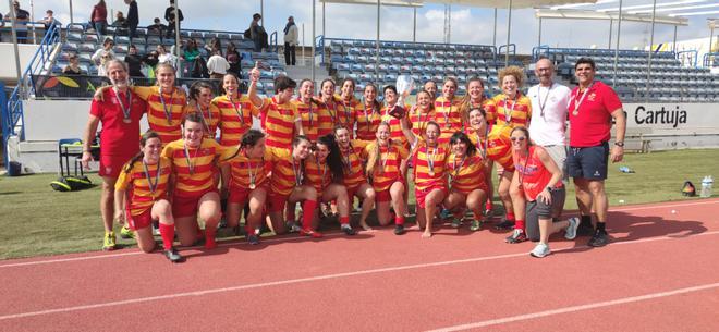 El XV Catalán femenino de Rugby gana el Campeonato Autonómico en un partido épico