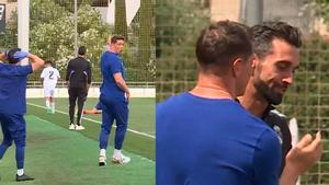 Brutal pique en el derbi juvenil entre Fernando Torres y Álvaro Arbeloa