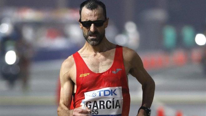 García Bragado durante su actuación en Doha García Bragado durante su actuación en Doha